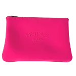 Pink Fabric Hermès Pouch