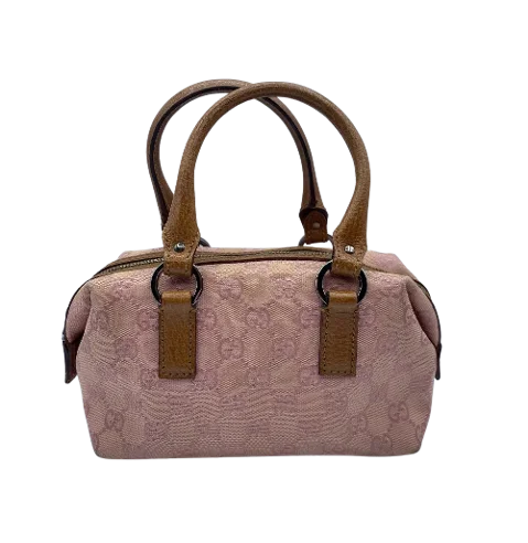 Pink Canvas Gucci Handbag