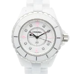 Silver Glass Chanel Watch