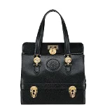 Black Fabric Versace Handbag
