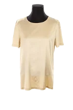 Gold Viscose Patrizia Pepe Top