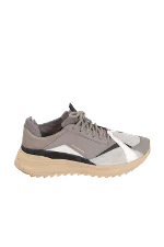 Grey Leather Puma Sneakers