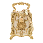 Gold Leather Dolce & Gabbana Handbag