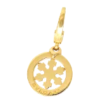 Gold Metal Bvlgari Charm