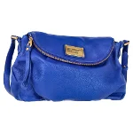 Blue Leather Marc Jacobs Crossbody Bag
