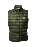 Green Fabric Moncler Vest