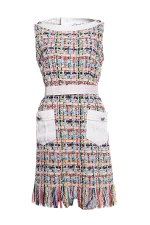 Multicolor Cotton Chanel Dress