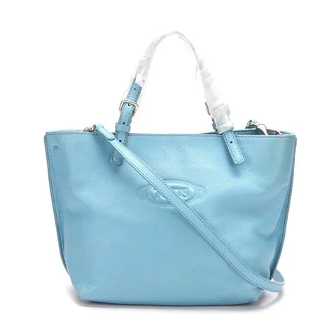 Blue Leather Tod's Handbag