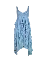 Blue Fabric Philipp Plein Dress