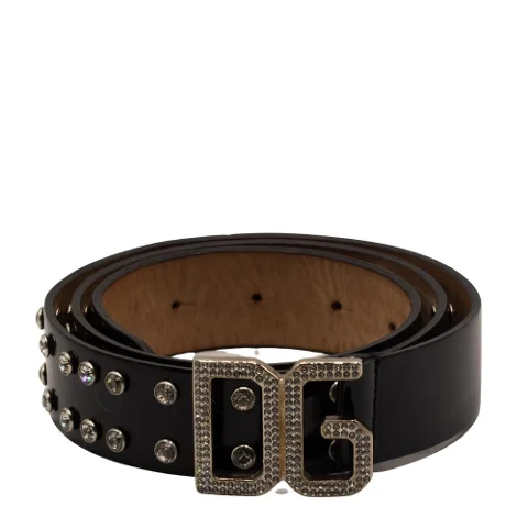 Black Leather Dolce & Gabbana Belt