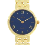 Blue Metal Omega Watch