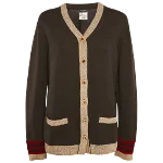 Brown Cashmere Chanel Cardigan