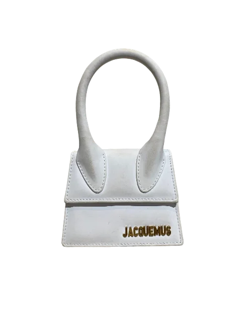 White Leather Jacquemus Handbag