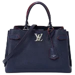 Navy Leather Louis Vuitton MyLockMe