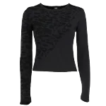 Black Fabric Versace Sweater