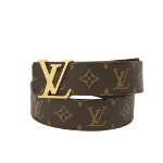 Black Canvas Louis Vuitton Belt