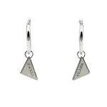 Silver Silver Prada Earrings