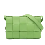 Green Leather Bottega Veneta Crossbody Bag