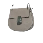 Grey Leather Chloé Crossbody Bag