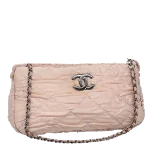 Pink Nylon Chanel Crossbody Bag