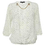 White Silk Elisabetta Franchi Top