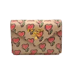 Pink Fabric Prada Wallet