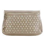 Beige Leather Jimmy Choo Clutch