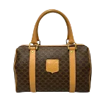 Brown Canvas Celine Handbag