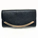 Black Leather Chloé Wallet