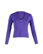 Purple Silk Ralph Lauren Top