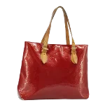 Red Leather Louis Vuitton Brentwood