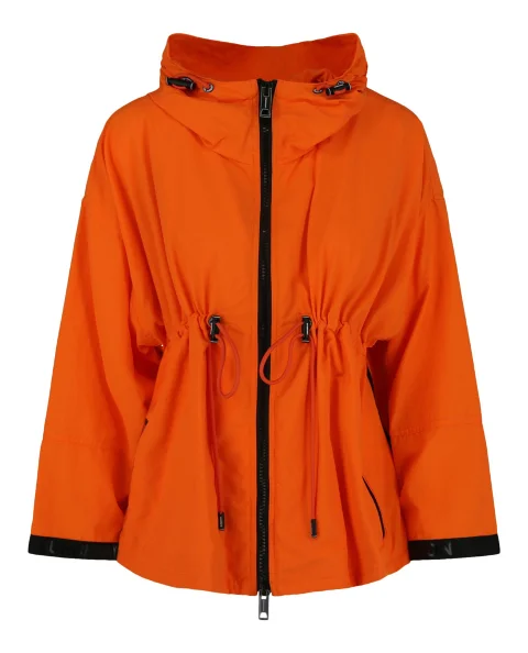 Orange Nylon Burberry Jacket