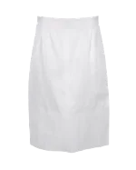 White Cotton Celine Skirt