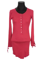 Red Cotton Joseph Dress