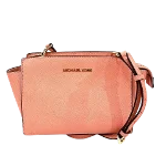 Pink Leather Michael Kors Shoulder Bag