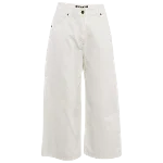 White Cotton Jacquemus Pants