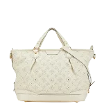 Beige Leather Louis Vuitton Mahina