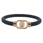 Black Plastic Salvatore Ferragamo Bracelet