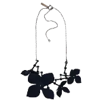 Navy Metal Marni Necklace