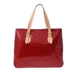 Red Leather Louis Vuitton Brentwood