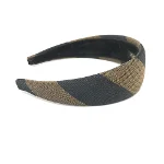 Brown Fabric Fendi Hair Accessory