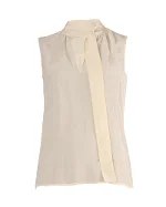 White Silk Tory Burch Top