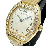 Beige Metal Cartier Watch