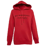 Red Fabric Burberry Sweatshirt