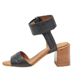 Black Leather Chloé Sandals