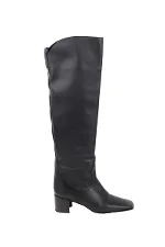 Black Leather Free lance Boots