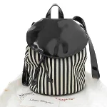 Black Fabric Salvatore Ferragamo Backpack