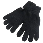 Black Fabric Dsquared2 Gloves