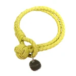 Yellow Leather Bottega Veneta Bracelet