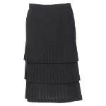 Black Polyester Junya Watanabe Skirt